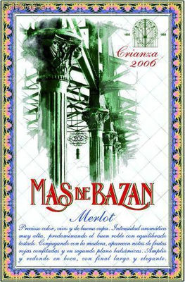 Więcej niż Bazán Crianza 2006 merlot d.o. utiel Plana (Walencja) Hiszpania. - Zdjęcie 2