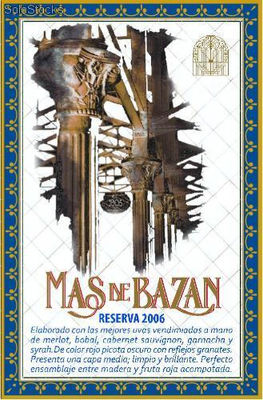Więcej niż Bazán Crianza Kupaż na rok 2007. d.o. utiel Plana (Walencja). Hiszpan - Zdjęcie 2