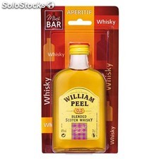 William Peel Whisky Finest Scotch whisky 40% : La flask 20cl