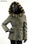Wintermäntel für Frauen Wolle Jacken mit Federn - Foto 3
