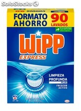 Wipp express detergente polvo azul para lavadoras 90 lavados