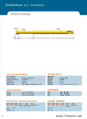 Wire Harness Probe Pogo Pin CH203 Series for Electronic Test - Foto 2