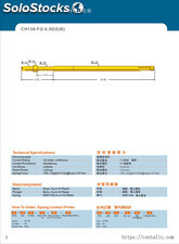 Wire Harness Probe Pogo Pin CHD136 for the Tests of Automotive Industry