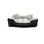 Włochate legowisko kanapa sztuczne futro RABBIT 130x105cm +2 poduszki beżowy - Zdjęcie 2