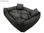 Wodoodporne czarne legowisko dla psa kanapa 100 X 75 + 2 poduszki - Zdjęcie 3