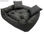 Wodoodporne czarne legowisko kanapa 45 X 35 + 2 poduszki - Zdjęcie 2