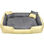 Wodoodporne legowisko kanapa 4w1 100x75cm + 2 poduszki szaro-beżowe - Zdjęcie 2