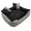 Wodoodporne legowisko kanapa 4w1 45x35cm + 2 poduszki szaro-czarne - Zdjęcie 2