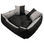 Wodoodporne legowisko kanapa 4w1 55x45cm + 2 poduszki szaro-czarne - Zdjęcie 3