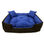 Wodoodporne legowisko typu kojec 115x95cm + 2 poduszki kolor niebieski - 1