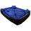 Wodoodporne legowisko typu kojec 130x105cm + 2 poduszki kolor niebieski - 1