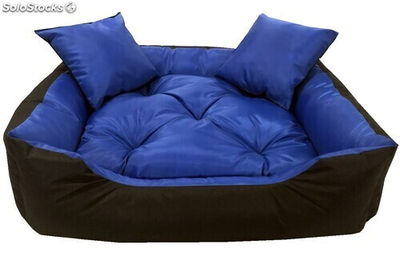 Wodoodporne nbieskie legowisko kanapa 45 X 35 + 2 poduszki
