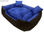 Wodoodporne niebieskie legowisko dla psa kanapa 100 X 75 + 2 poduszki - Zdjęcie 3