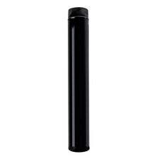 Wolfpack Tubo de Estufa Acero Vitrificado Negro Ã 150 mm. Ideal Estufas de Leña,