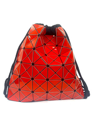 Worek / plecak czerwony lakierowany duży gradient