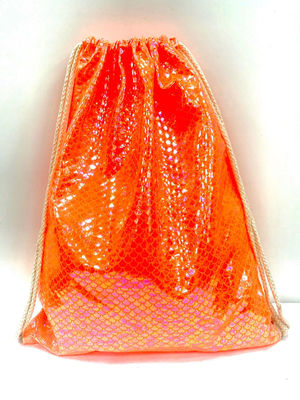 Worek / plecak pomarańczowe łuski