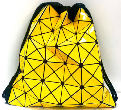 Worek / plecak żółty lakierowany duży gradient