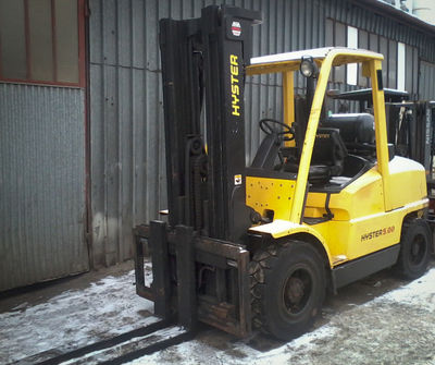 Wózek widłowy Hyster H5.00XM 5 t. 2004 gaz jak Toyota Kalmar Yale Mitsubishi - Zdjęcie 3