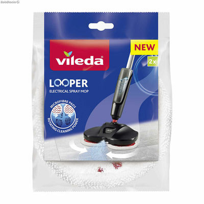 Wymienna Nakładka Myjąca do Mopa Vileda Looper 169837 Mikrofibra Zamsz