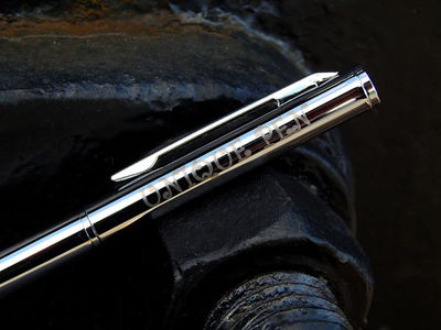 Wyprzedaż - metalowy długopis unique pen - Zdjęcie 3