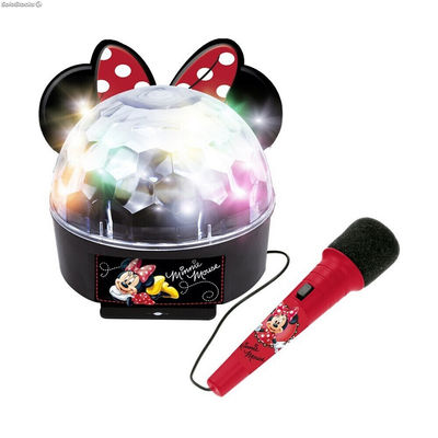 Wzmacniacz Minnie Mouse Bluetooth z dźwiękiem Światła Mikrofon 19,5 x 16 x 19