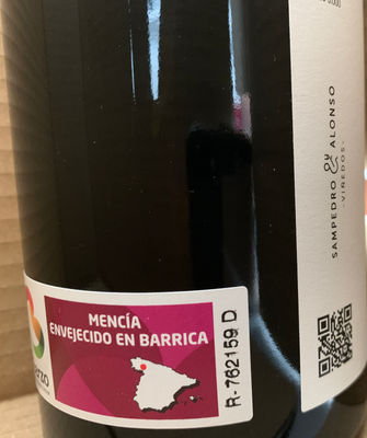 Xardin de Xampedro vino tinto de paraje DO Bierzo envejecido en barrica de roble - Foto 2