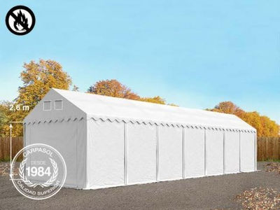 XXL 4x14 m heavy duty storage tent marquee PVC fire resistan