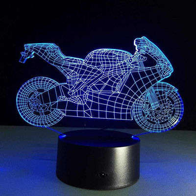 Yeduo 3D Led Motorcyclenight Table Lamp - Photo 2