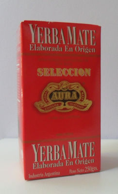 Yerba mate Aura envase de 250g