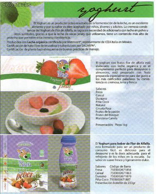 Yogurth Orgánico Flor de Alfalfa