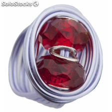 YOU &amp; ME Faceted Red Cristal