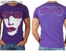 Young Rich t-shirt Clubwear &quot;face&quot; yr-1913-7448 viola