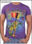 young rich t-shirt Clubwear &amp;quot;gunsrose&amp;quot; yr-1913-9855 viola - 1