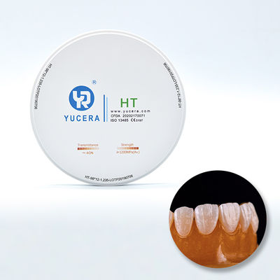 YUCERA bloque de zirconio dental translúcido alto HT económico corona de zirconi - Foto 4