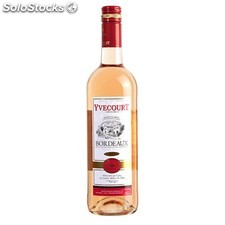 Yvon Mau Vin rosé Bordeaux Cellier Yvecourt : la bouteille de 75cL
