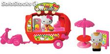 ZABAWKI Hello Kitty auto kawiarnia 2x figurka