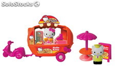 ZABAWKI Hello Kitty auto pizzeria 2x figurka