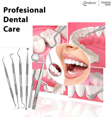 Zahnpflege-Instrumenten-Set, Plaque-Reiniger, Zahnstein-Entferner ROSA - Foto 4