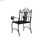 Záhradná stolička DKD Home Decor Czarny Metal (63,5 x 52 x 98 cm) - 2