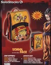 Astuccio 3 zip dragon ball