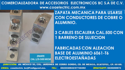 Zapata mecanica tipo escalera 3 cables cal.500 - Foto 2