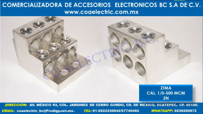 Zapatas-mecanicas-bimetalicas-escalonada 6 cables calibre 500 mcm - Foto 2