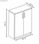 Zapatero 2 Puertas Cube Interior Con 6 Compartimentos En Color Roble - 5