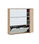Zapatero con 4 puertas Maty Roble Canadian y Blanco 115 cm (alto) x 106 cm - Foto 2