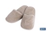 Zapatillas de Baño | Modelo Abisinia | Color Beige | 100 % Algodón | Gramaje 500
