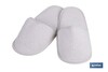 Zapatillas de Baño | Modelo Paloma | Color Blanco | 100 % algodón | Gramaje 1000