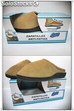 Zapatillas Gel Antifatiga marrón Talla S