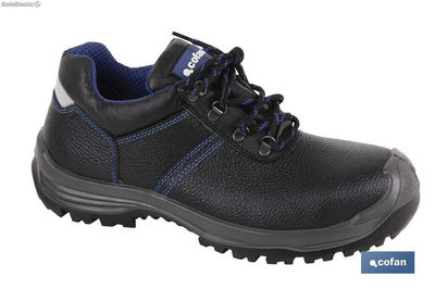 Zapato de Piel | Color Negro | Seguridad S3 | Modelo Mirto | Puntera de Carbono