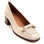 Zapato De Piel Para Mujer Color Beige Talla 38 - Foto 3