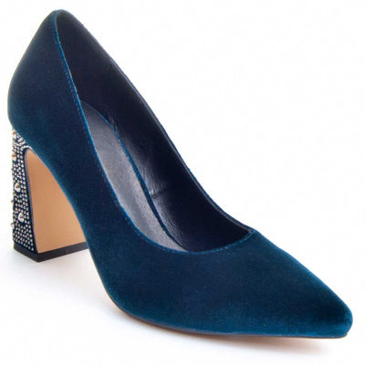 Zapato De Tacon Para Mujer Color Azul Talla 38 - Foto 3